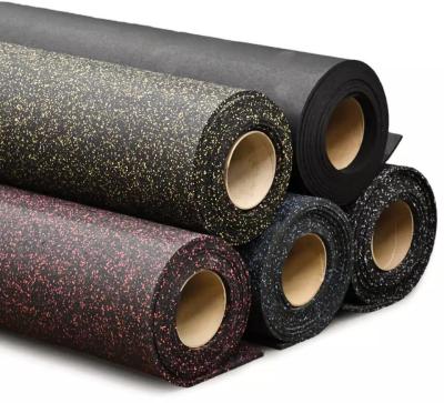 Shock Absorption Rubber Floor Rolls 1000X10mm Anti Slip Rubber Matting Roll