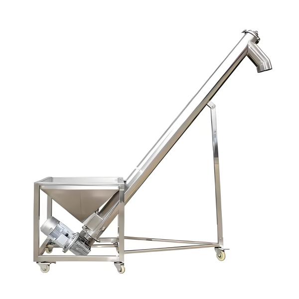 Efficient Automatic Horizontal / Inclined Vertical Spiral Conveyor Feeder