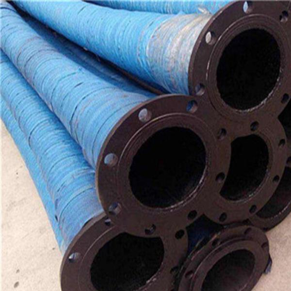 Coal Mines Slurry Suction Hose 8 Inch 10 Inch Flange Spiral Steel Wire Skeleton
