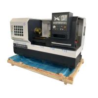Retour horizontal tour CNC centre de fraisage de tournage avec outillage en direct lit plat