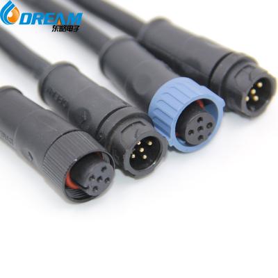 NOVO conector da série M M12 conector cabo de alimentação macho conector elétrico feminino
