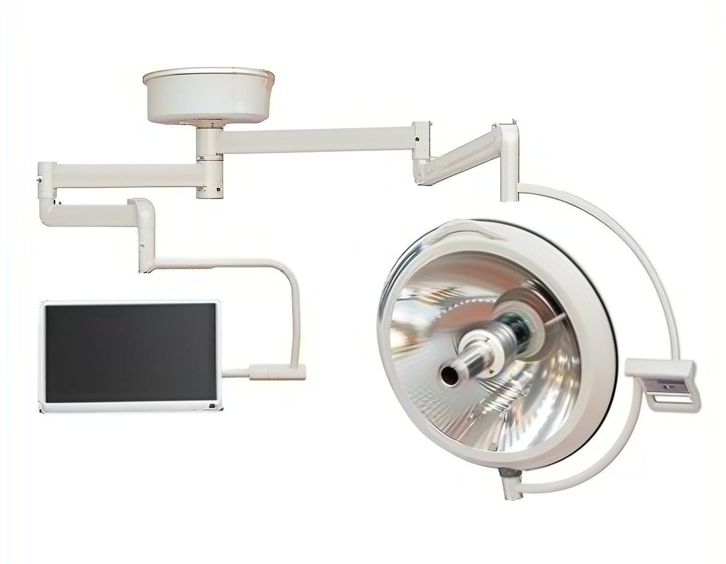 Integral Reflection Shadowless Lamp ZF-700 & 500 with Multi Prism Optical System 360° Positioning

