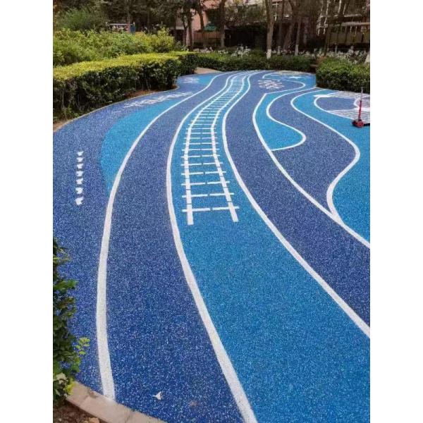 Anti UV Jogging Track Sidewalk Rubber Flooring For Park/Sports Centre
