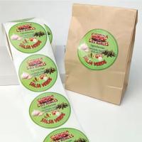 食品のラベル ステッカー 脱ぎ取れる粘着剤付きのPVCラベル