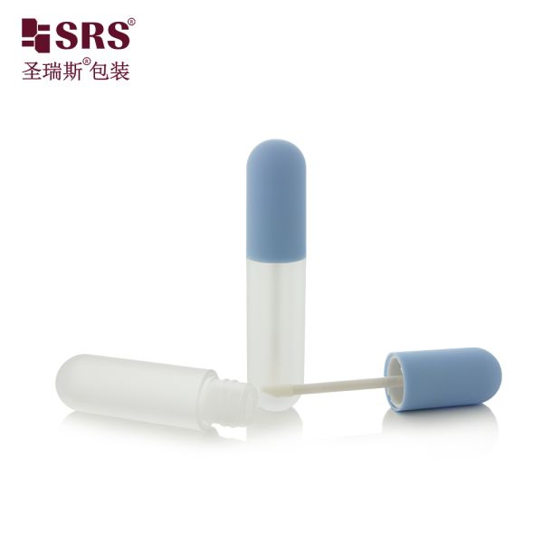 SLR022-5ML Round Bottom Tube With Dome Cap Lip Gloss Bottle Packaging Wholesale Applicator