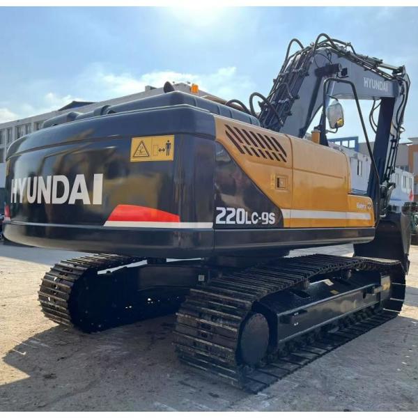 Korea Original Hyundai R220 Crawler Excavator Weight 22Tons Recondition