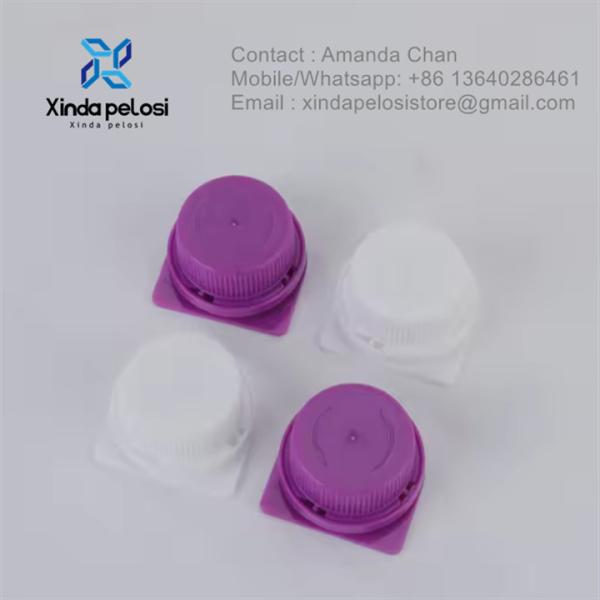 Fábrica personalizada de plástico água, suco de refrigerante, garrafa de leite, uso de plástico colorido, tampa de parafuso para venda
