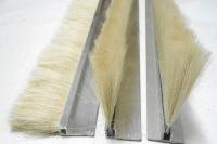 Brosses industrielles personnalisées en alliage d'aluminium à bande de laine à bande de laine