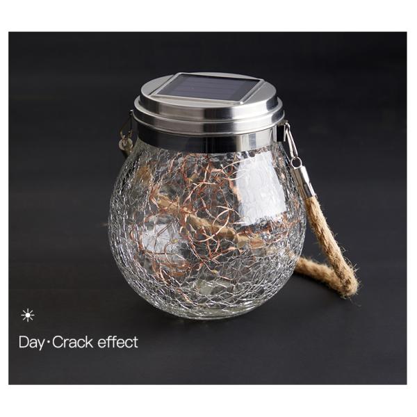 30 LEDs Fairy Light Solar For Mason Jar Lid Insert Color Changing Garden Decor Christmas Lights Outdoor Wedding Decor