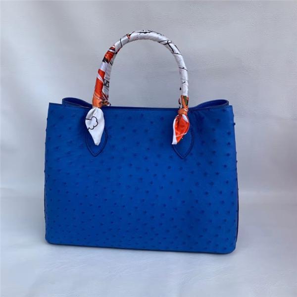 Authentic Real True Ostrich Skin Women Totes Female Handbag Genuine Exotic Leather Lady Working Purse Large Shoulder Bag