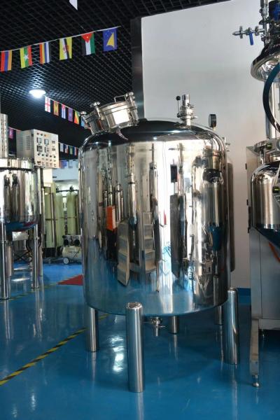 200L Movable SUS Water Tank Stainless steel For Cosmetics Cream