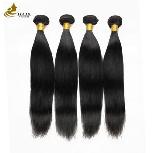 Soft And Smooth Brazilian Human Hair Bundle Bone Straight Natural Black Hair Weft