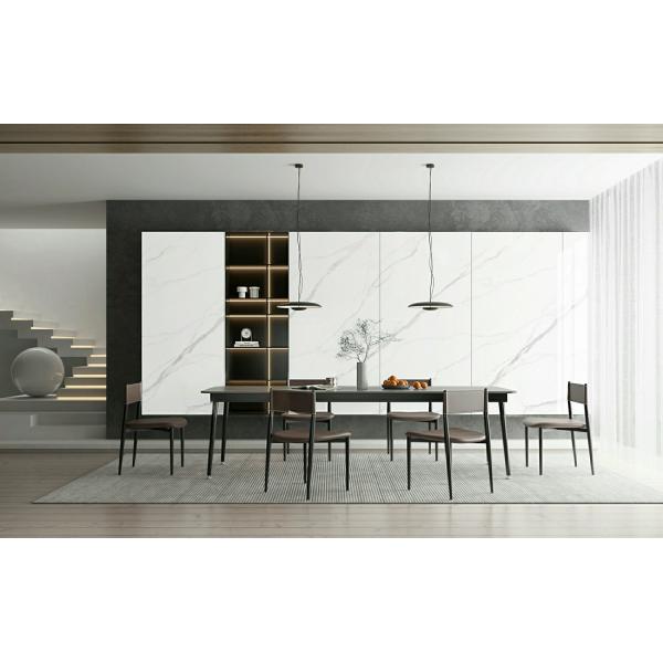 White Polished Porcelain Tile 900x1800mm Antibacterial Non-Slip AAA Grade