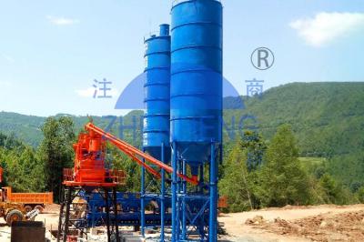 HZS50 Multi Functional Concrete Plant Equipment, High Performance Central Mix Concrete Plant