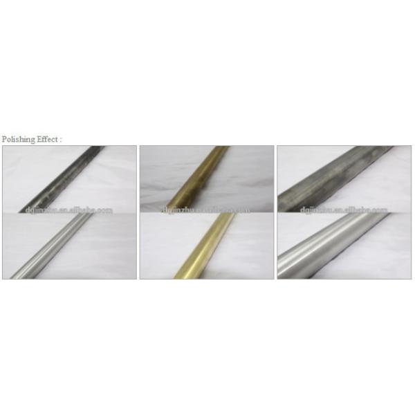 33kw Automatic Metal Polishing Machine For Stainless Steel Flat Bar