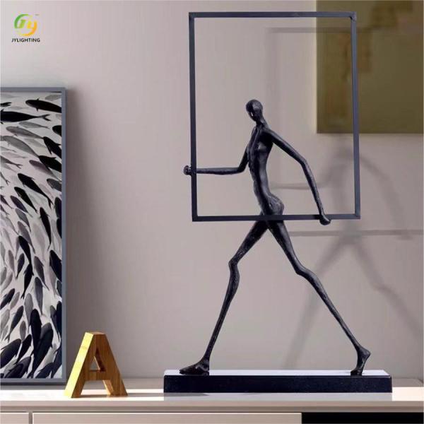 JYLIGHTING Modern Abstract Figure Art Sculpture Floor Lamp Hotel Exhibition Hall Creative Human Body Modern Floor Light