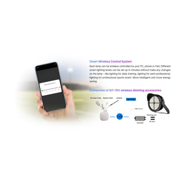 Черный корпус светодиодные футбольные поля 3000K-6000K высокая эффективность свечения