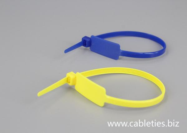 DEMOELE 4.6*200mm Blue red green yellow colorful custom all lifting numbered marker cable ties with print logo or number