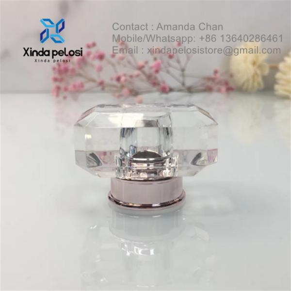 Fábrica por atacado Custom Eco Friendly Transparente Acrílico Cap Magnético Perfumado Para Venda