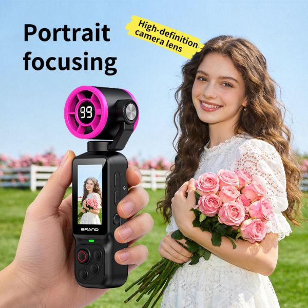 LK033 4K Handheld Action Camera Ultra HD With Tripod Stand Vlog Camera