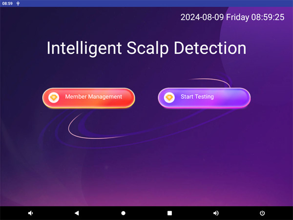 Máquina portátil de análisis capilar AI HD de 18.5 pulgadas