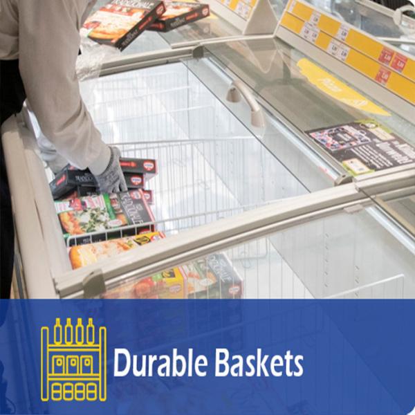 Замораживатель комода острова дисплея, супермаркет Refrigerated сползать шкаф замораживателя комода