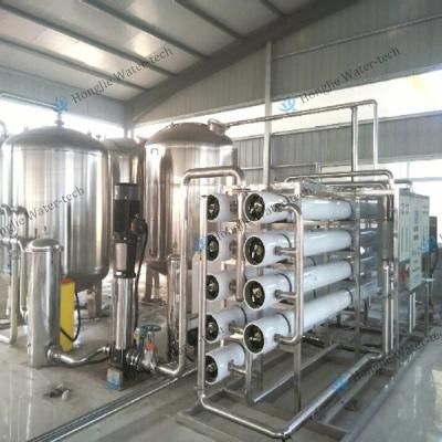 Équipement d'eau pure RO 10m3/H pour la préparation et le nettoyage des semi-conducteurs, certifié ISO