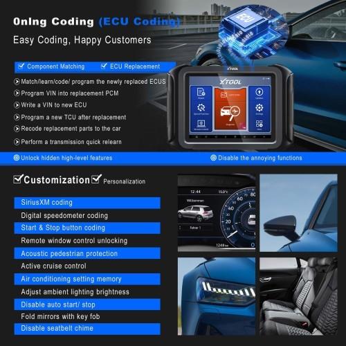 Ferramenta de diagnóstico de caminhão e automóvel diesel/gasolina XTOOL D9HD