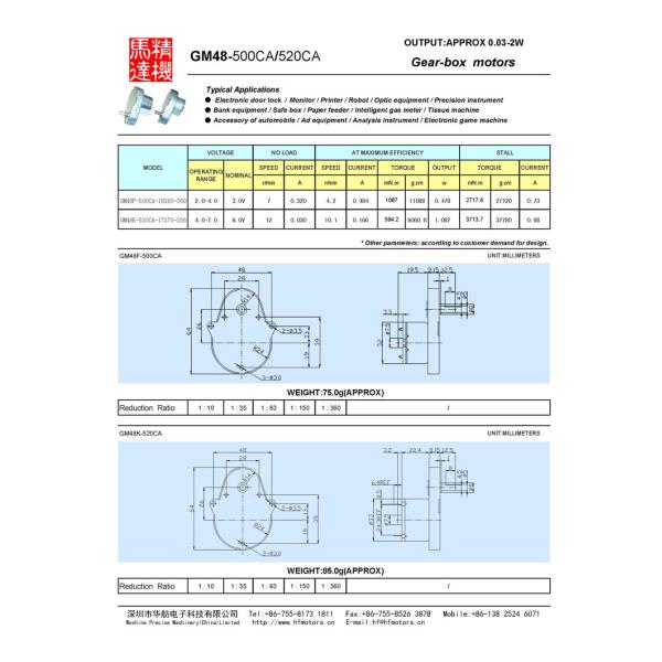 Сделайте применение водостойким медицинского оборудования/домочадца электрического мотора шестерни