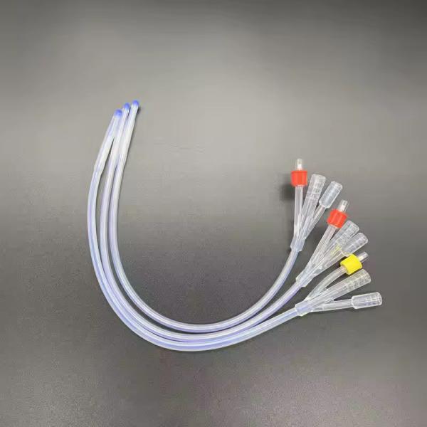 Fabricante Cateter Foley 100% de silicone 2 vias Balão de urina Cateter 14 Fr Cateter de silicone Foley