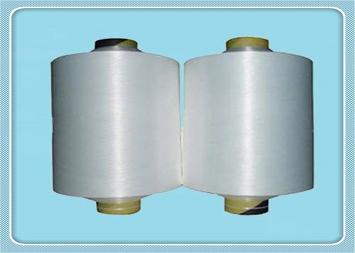Bleached 100D/48F Recycled Polyester Yarn , Polyester Yarn Dty Breathable