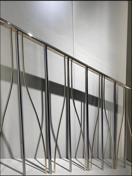 Modern Stair Railing Galvanized Finish ADA Compliant Indoor Outdoor