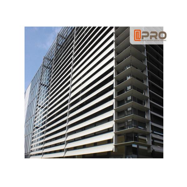 3.0mm Automatic Adjustable Louver Shutter Sun Shade Building