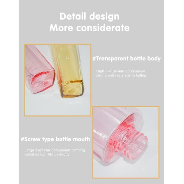 luxury skincare packaging bottle 40ml 100ml 120ml 180ml  Newly designed cosmetic plastic packaging