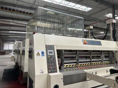 98 X 144 Three Color Printer Slotter Die Cutter Auto Stacker
