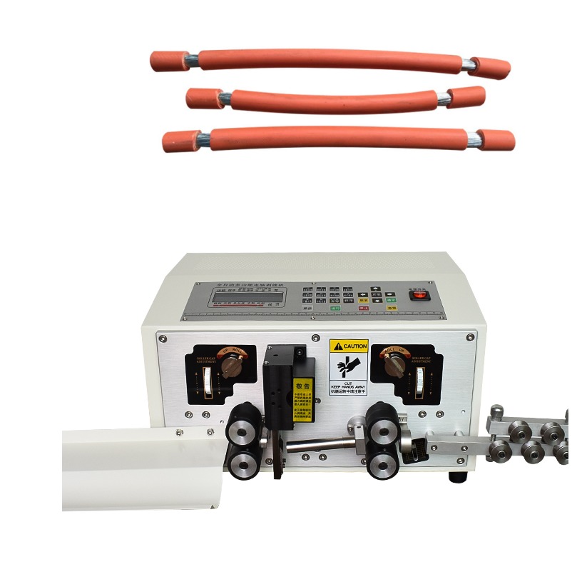 HQ Automatic Cable Wire Strip and Cutting Machine Small Diameter 1.5mm²-16mm² Mini Size Produce Machinery Factory Support Price