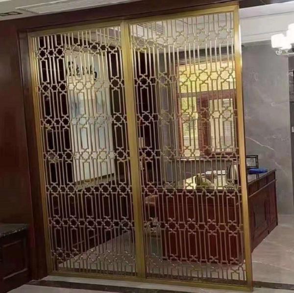 Interior Decoration CNC Cut Metal Screen Home Room Partition Panels