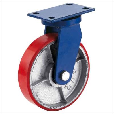 extra heavy duty caster polyurethane wheel on cast iron 700kgs