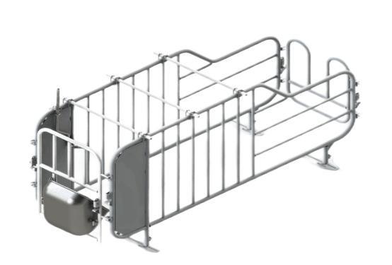 Livestock Equipment hot galvanized Sow Individual Mating Crate