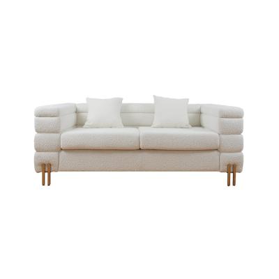 Modern High End Velvet Fabric Custom Sofa Furniture Solid Wood