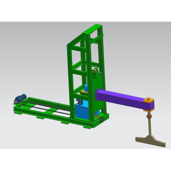 Copper Rod Casting Machine With Oil Cylinder HHY Hydraulic Pressure Feeding Mixer