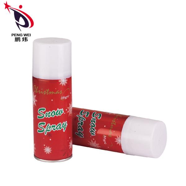 Christmas Party 80g Tinplate Artificial Spray Snow Decoration For Windows Glass