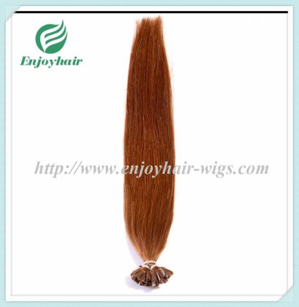 Nail U-Tip Hair 10-28 100s/pack 30# color Straight Human Hair Brazilian hair extension