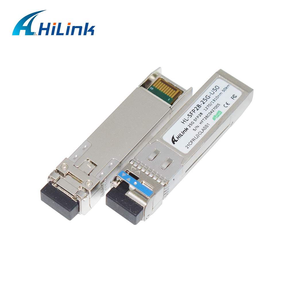 25Gb/s 50Km SFP28 BIDI Transceivers APD+PIN  LC Connector SFP28 Optical Module DOM