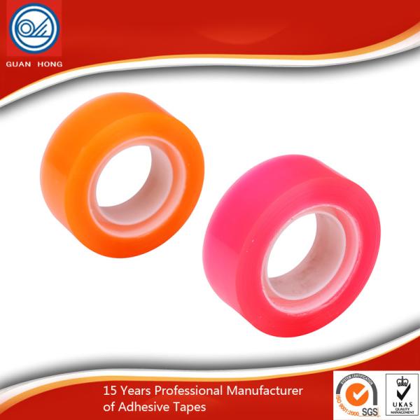Acrylic Glue company logo BOPP Stationery Tape for office paper sealing