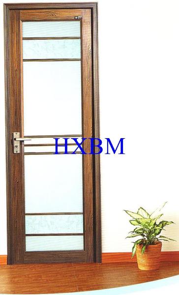Good Plasticity Aluminium Clad Wooden Doors 6063 -T5 Aluminum Profile For Luxury Villas