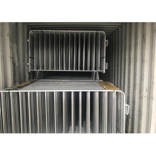 Hot Dipped Galvanized Crowd Control Barriers 1090mm x 2500mm 14 microns hdg pre-galvanized cold zinc painted at welds