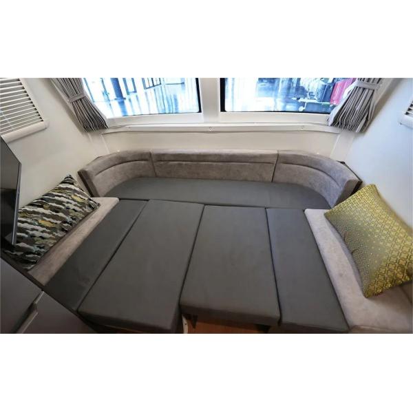 4 pessoas do tamanho total de acampamento 5950mm do reboque da pessoa do reboque de campista 4 do rv