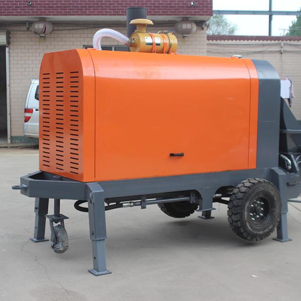 Small Mini Cement Mortar Truck Concrete Pump Hbt 40 Mini Truck Machines Chinese