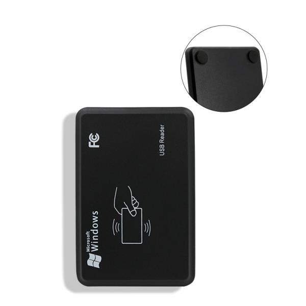 Venta directa de fábrica Lector de tarjetas de identificación USB NFC inteligente RFID de escritorio 125Khz Lector de tarjetas sin contacto